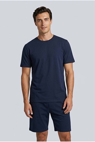 Brix Men's Pajama Set 0559 Navy Blue Color
