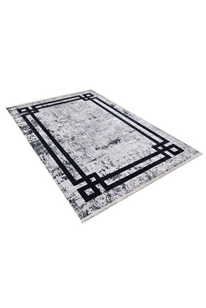 halinet Halı.Net White Modern Washable Non-Slip Living Room Carpet Haln-Hln1032