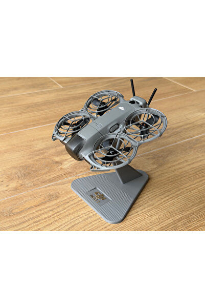 Print Zone Neo 2 Uyumlu Masaüstü Stand ve Organizer - Dekoratif Drone Sergile...