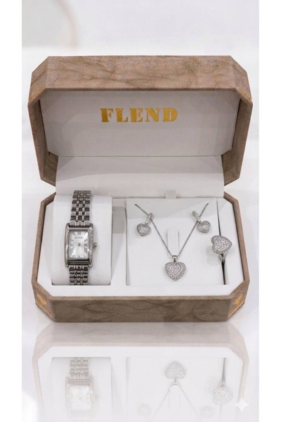 FLEND Women's Gift Watch Set 5 Pieces (Watch + Bracelet Set)