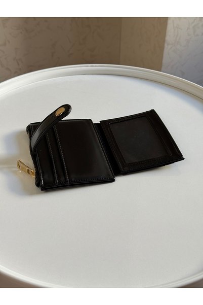 Bagnest Faux Leather Women's Card Holder with Snap Closure