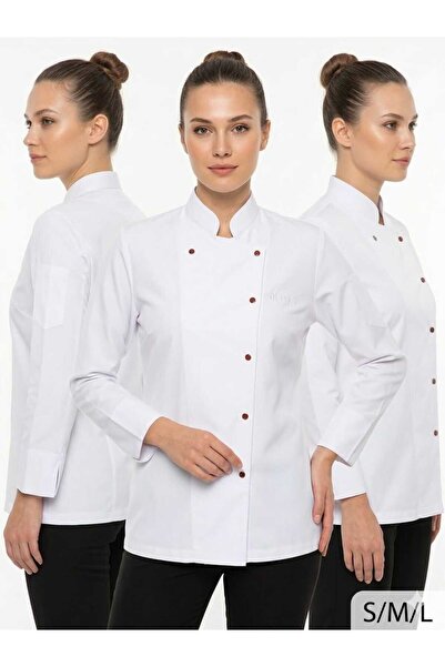 BİTEKS Bi Teks Lycra Women's Cook Chef Jacket 5892