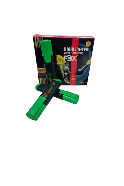 sfs elektrik Phosphorescent Pen Fc Highlighter Pen 5Pcs