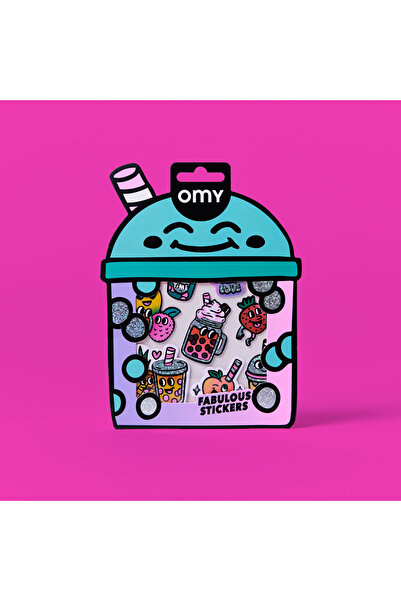 OMY Fabulous Vinil Çıkartmalar - Bubble Tea