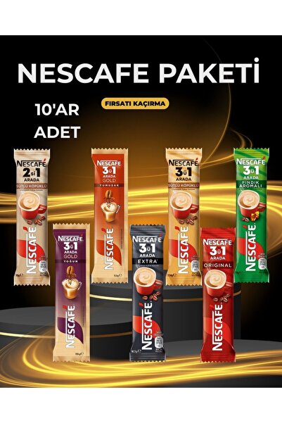 Nescafe KARIŞIK KAHVE PAKETİ 16'LI