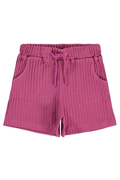 Civil Girls Raporlu Kaşkoroş Pantaloni scurţi pentru copii de 10-13 ani - Fusya