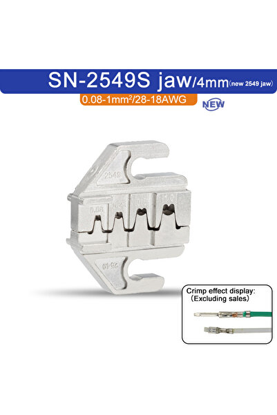 Choice8 SN-2549S jaw 1 pcs SN Crimping Pliers Jaw(Width 4mm/Pliers 190mm) Pow...
