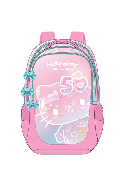 Hello Kitty حقيبة ظهر مدرسية مقاس 18 بوصة FKST32190