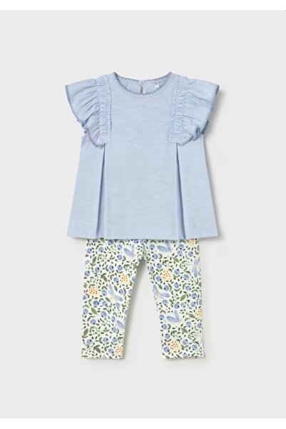 MAYORAL Li̇mi̇ Baby Girl & Kids Printed Leggings T-Shirt 2-Piece Set