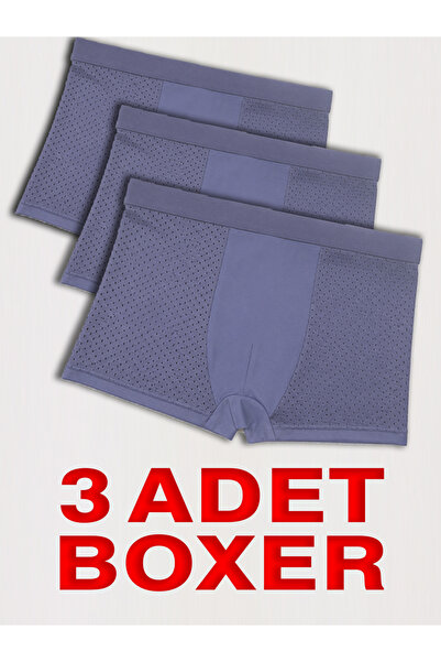BİSPOT , Antistatik, Nefes Alabilir, Terletmeyen Fileli Boxer 3 ADET