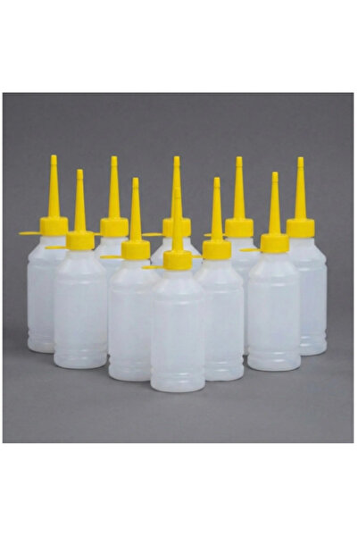 Asyaink 10 Adet 500 ml Boş Plastik Şişe – Damlalıklı, Kapaklı HDPE Sıvı Dolum...