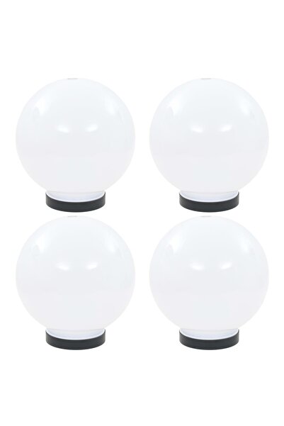 vidaxl LED globe lamps, 4 pcs., 20 cm, PMMA, spherical
