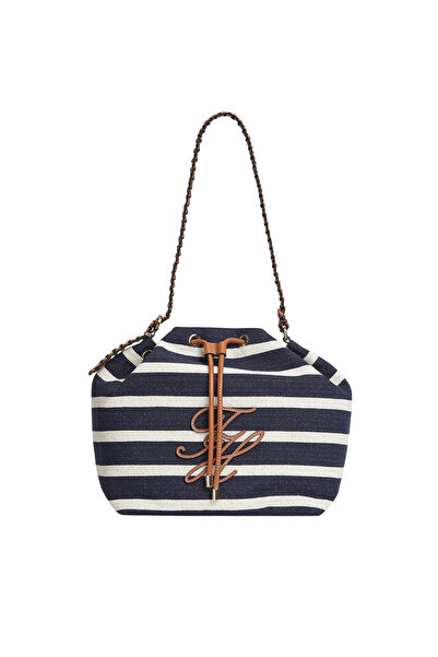 Tommy Hilfiger Γυναικεία Bucket Τσάντα Navy Μπλε AW0AW18401-0GY