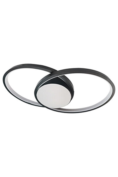 Milagro Plafonieră LED FOCUS ML6413, Metal Negru, Modernă Pătrată, Montaj Apa...