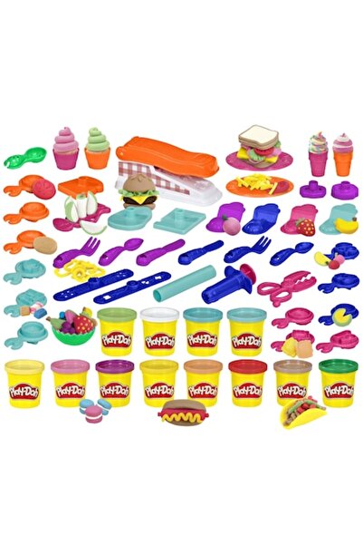 Play Doh Plastilină Play-Doh Set de bucătărie FUN FACTORY, 12 culori, peste 4...