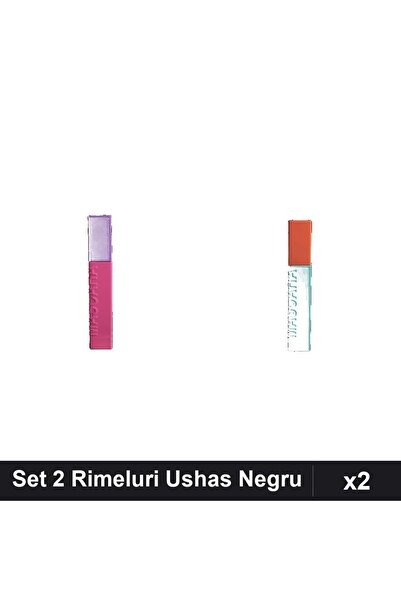 Makeup Set 2 Rimeluri Ushas Negru, Machiaj Profesional Volum și Lungime
