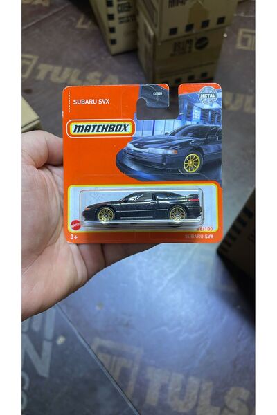 HOT WHEELS سيارة ماتشبوكس سوبارو SVX سوداء مقياس 1:64 نموذج سيارة مصبوبة