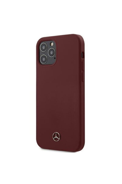 MERCEDES MEHCP12MSILRE iPhone 12/12 Pro 6,1" czerwony/red hardcase Silicone Line