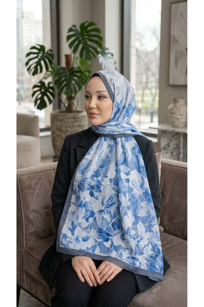 Big ModaEbrar Patterned Soft Shawl - 042