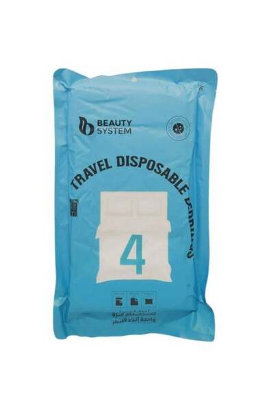 BEAUTY SYSTEM Disposable Bed Sheets 4 Pieces