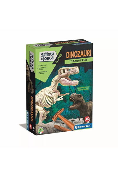 CLEMENTONI DISCOVER THE T-REX FLUO DINOSAUR SCIENCE AND PLAY