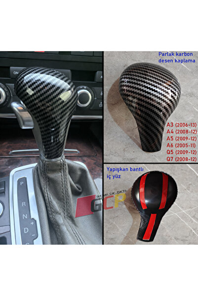 GCP German Car Parts Audi Otomatik Vites Kaplaması Karbon Desen A3 A4 A5 A6 Q...