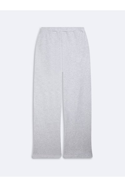 Ltb Wide Leg High Waist Gray Sweatpants