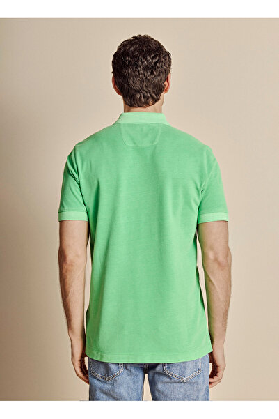 BROOKS BROTHERS Yeşil Erkek Standart Fit Logo Baskılı T-Shirt BBSS26MTS004