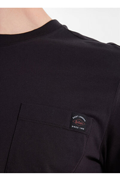 Lee Cooper Crna muška majica regularnog kroja 262 LCM 242003 VINCENT BLACK