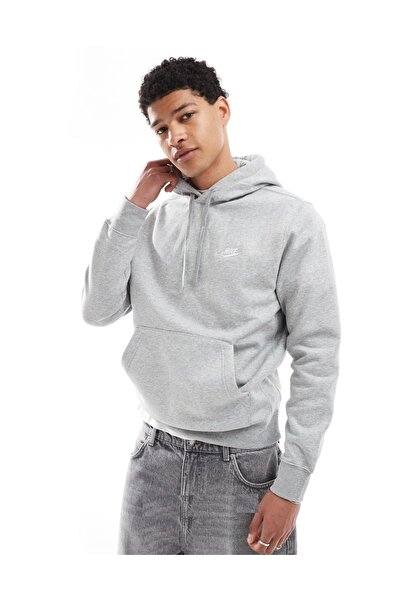 Nike Sportwear Club Hanorac cu glugă, stil casual, gri
