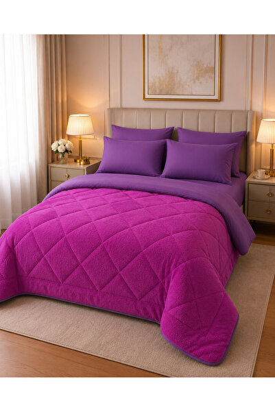 Violacasa Welsoft Exclusive Double Sleeping Set with 4 Pillowcases and Elasti...