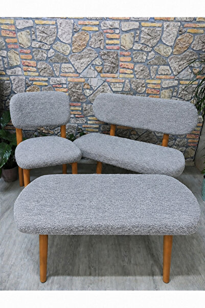 kılıfteks Bench, Puf 1 Adet Ve Bohem 2 Adet Jakar Takım Kılıfı