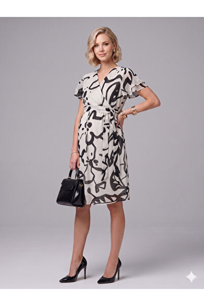 Entarim Pregnant chiffon dress