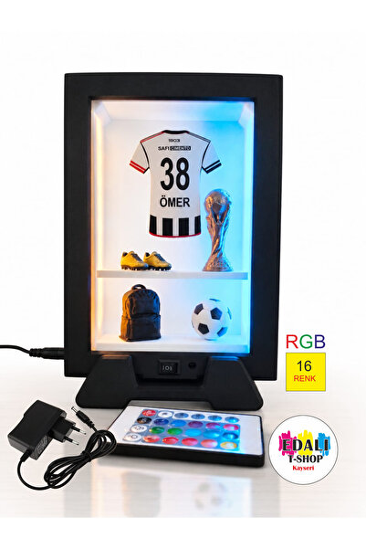 Kişiye Özel Taraftar Çerçevesi Işıklı Uzaktan Kumandalı RGB 16 Renk Seçenekli