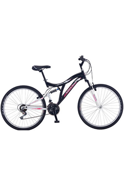 Salcano HELEN 26 V JANT BİSİKLET / MAT SİYAH - KOYU PEMBE - AÇIK PEMBE