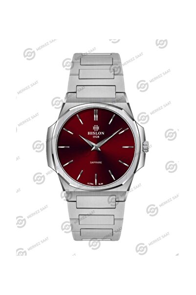 Hislon Cl127S-24Ss Safir Glass Men's Wristwatch