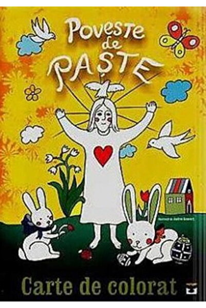 Editura Prestige Easter Story Coloring Book, 24 Pages, 20.5x29 cm (Paperback,...