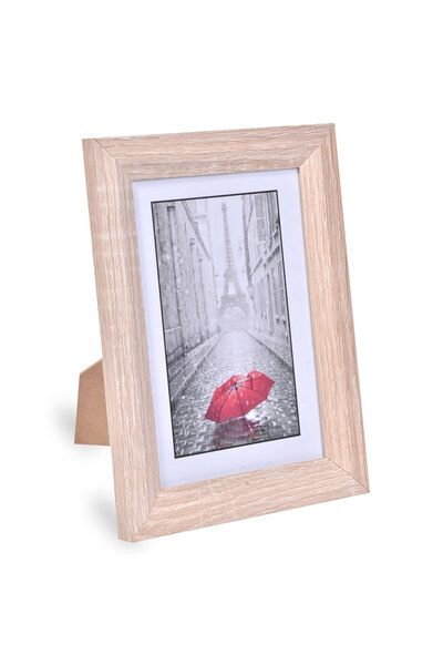 Zumzeria Ramă foto decorativă cu efect de lemn 10x15cm