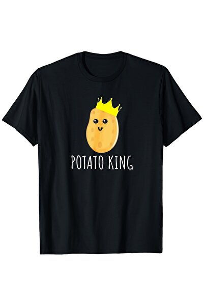 Aura YIO تي شيرت Fun Potato King للرجال