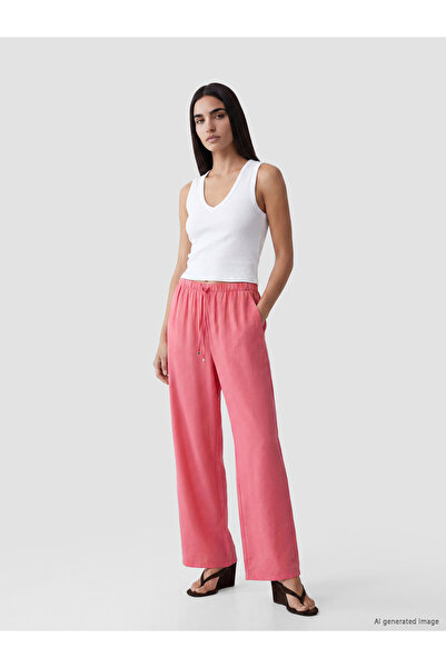 LC Waikiki Elastic Waist Modal Blend Women's Trousers