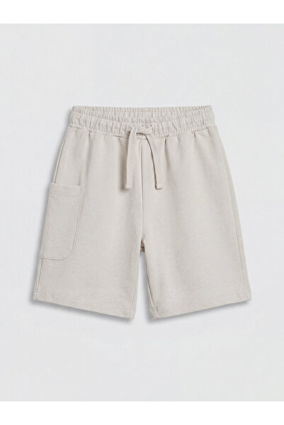 LC Waikiki Pantaloni scurți cargo pentru băieți cu talie elastică, pachet de 2