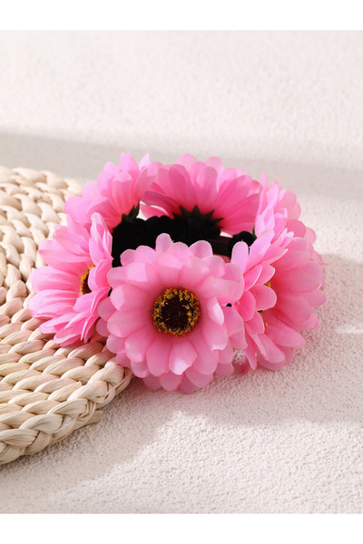Take Two By Styli Pink Flower Hair Tie