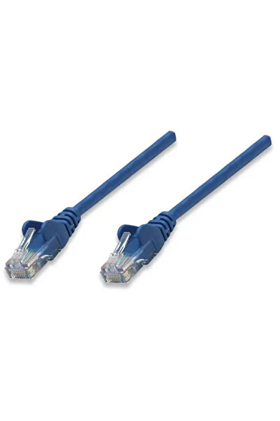 Intellinet 318983 cablu patch RJ45. pisică. 5e UTP. 2m albastru. 100 cupru