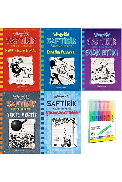 Epsilon Yayınevi Saftirik Greg'in Günlüğü 11-12-13-14-15 / 5 Kitap SET (KALEM...