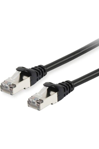 EQUIP Cablu patch Cat.6 S/FTP, 0,15m, Negru