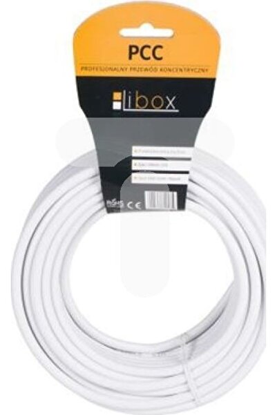 Libox Cablu antenă 20m alb (PCC20)