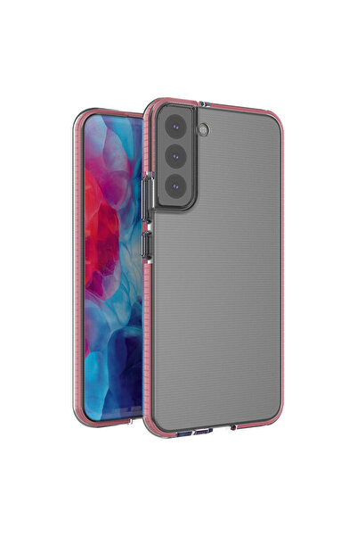 Hurtel Husă tip carcasă din gel cu ramă colorată pentru Samsung Galaxy S22+ (...