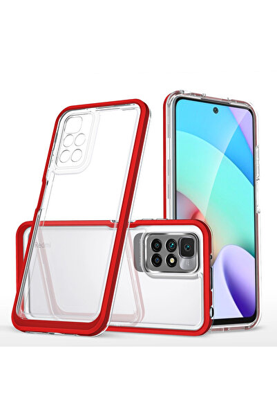 Hurtel Husă transparentă 3 în 1 cu ramă și strat de gel pentru Xiaomi Redmi 1...