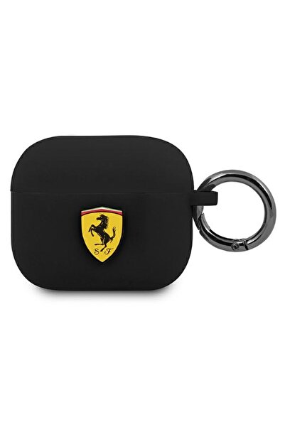 Ferrari FEA3SILBK AirPods 3 Μαύρη θήκη / Μαύρο σιλικόνης