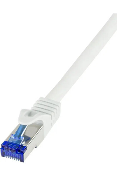 LogiLink Cablu patch Cat6a S/FTP 1m Alb